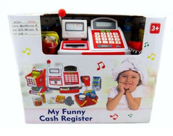 KASA SKLEPOWA SKANER CZYTNIK + AKCESORIA ZAKUPY