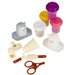 CIASTOLINA MASA PLASTYCZNA FRYZJER AKCESORIA POBUDZA KREATYWNOŚĆ WYOBRAŹNIĘ