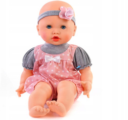 LALKA INTERAKTYWNA BOBAS MIMICZNY ZE SMOCZKIEM 41cm MÓWI ŚPIEWA RUSZA BUZIĄ