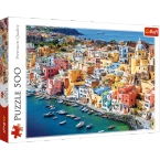 PUZZLE 500 ELEMENTÓW PROCIDA KAMPANIA WŁOCHY UKŁADANKA 37477 TREFL