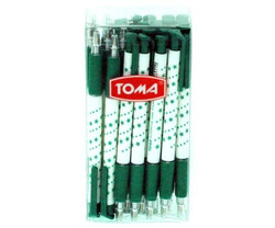 DŁUGOPIS AUTOMATYCZNY S-FINE ZIELONY 0,5MM TOMA SUNNY TO-069