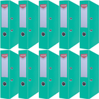 SEGREGATOR A4/75mm OFFICE PRODUCTS Z DŹWIGNIĄ PP TURKUSOWY 10 SZTUK