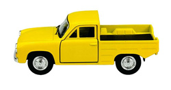 FSO SYRENA R20 PICKUP METALOWY SAMOCHODZIK Z EPOKI PRL WELLY 1:34 ŻÓŁTY