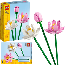 LEGO ICONS KWIATY LOTOSU KWIATKI OKOLICZNOŚCIOWE BUKIET KWIATÓW 40647