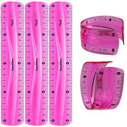 LINIJKA ELASTYCZNA FLEXI 20 cm BAMBINO ST. MAJEWSKI NIEŁAMLIWA - 3 szt.