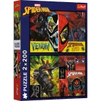 PUZZLE SPIDERMAN 2x200 EL. DZIEŃ I NOC SPIDERMANA UKŁADANKA TREFL 13314