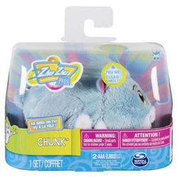 2W1 INTERAKTYWNY CHOMIK ZHU ZHU PETS CHUNK + BAZA