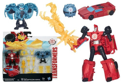 TRANSFORMERS TRA RID SIDESWIPE VS ANVIL MINICON