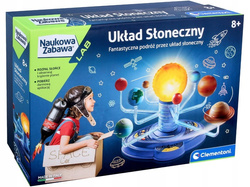 UKŁAD SŁONECZNY NAUKOWA ZABAWA ZESTAW EDUKACYJNY KOSMOS PLANETY CLEMENTONI