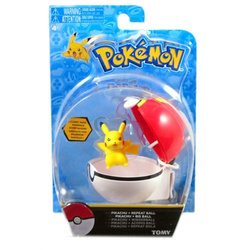FIGURKA POKEMON PIKACHU + KULA REPEAT BALL - TOMY