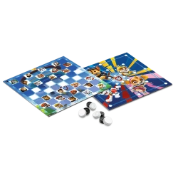 GRA PLANSZOWA PSI PATROL WARCABY MŁYNEK 2w1 STRATEGICZNA TREFL 02798