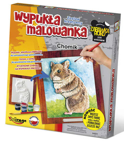 WYPUKŁA MALOWANKA FUTRZAK CHOMIK - MIRAGE HOBBY