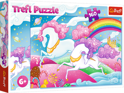 PUZZLE 160 EL GALOPUJĄCE JEDNOROŻCE 15372 - TREFL