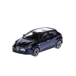 ALFA ROMEO GIULIETTA GRANATOWA SAMOCHÓD METALOWY AUTO MODEL BBURAGO 1:43