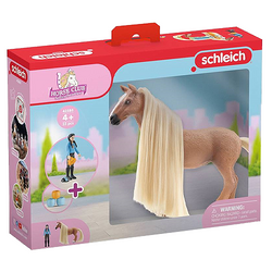 SCHLEICH HORSE CLUB KOŃ KONIK Z WŁOSAMI DO STYLIZACJI KIM CARAMELO FIGURKI
