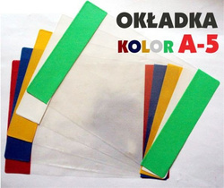 OKŁADKA NA ZESZYT KOLOR A-5  2 SZT.