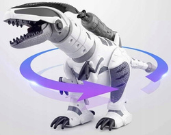 DINOZAUR T-REX ZDALNIE STEROWANY NA PILOT ROBOT 60cm CHODZI STRZELA MÓWI