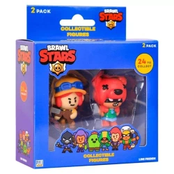 BRAWL STARS ZESTAW 2 FIGUREK KOLEKCJONERSKICH JESSIE I NITA POSTACIE Z GRY 