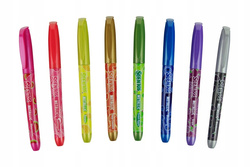 MAZAKI PISAKI FLAMASTRY PACHNĄCE METLICZNE 8 INTENSYWNYCH KOLORÓW SCENTOS