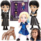 WEDNESDAY FIGURKI KOLEKCJONERSKIE ZESTAW 4 METALOWYCH FIGUREK