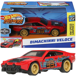 HOT WHEELS DIMACHINNI VELOCE SAMOCHÓD KOLEKCJONERSKI NAPĘD METALOWY MATTEL