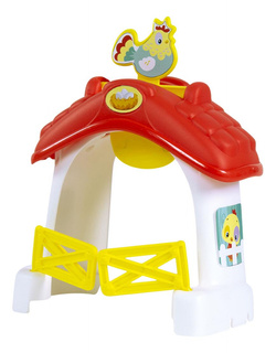 KLOCKI KONSTRUKCYJNE POCIĄG FARMERA CIUCHCIA JEŹDZI ZWIERZĄTKA CLEMENTONI