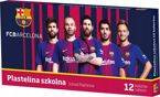 PLASTELINA SZKOLNA 12 INTENSYWNYCH KOLORÓW FC BARCELONA - ASTRA