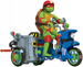 FIGURKI WOJOWNICZE ŻÓŁWIE NINJA MOTOCYKL + RAPHAEL