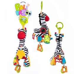 ZAWIESZKA DO WÓZKA ŁÓŻECZKA Z POZYTYWKĄ SENSORYCZNA ZEBRA ZOYA BALIBAZOO