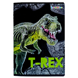 ZESZYT A5 16 K KRATKA T-REX BAMBINO ST.MAJEWSKI