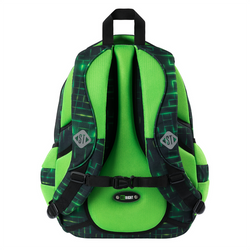 PLECAK SZKOLNY MŁODZIEŻOWY ST.RIGHT MAJEWSKI BP-04 NEON PAD + NAKLEJKI