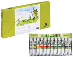 FARBY AKWARELOWE E1336B 12 KOLORÓW 12 ML - MARIES