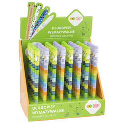 DŁUGOPIS ZMAZYWALNY WYMAZYWALNY ŚCIERALNY Z TABLICZKĄ MNOŻENIA 0,5mm ZIELEŃ