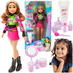LALKA WINX CLUB BEAUTY POP FLORA 26 cm MODOWA AKCESORIA ŻEL Z BROTAKEM