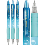 DŁUGOPIS AUTOMATYCZNY ŻELOWY SZKOLNY NIEBIESKI G2 BUBBLE PILOT - 3 sztuki