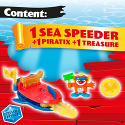 PIRATIX SHARK TREASURE SERIES SEA APEEDER FIGURKA NIESPODZIANKA MAGIC BOX