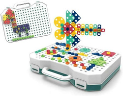 KREATYWNA UKŁADANKA 3D DO WKRĘCANIA WALIZKA 218 EL