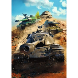 PUZZLE 1000 ELEMENTÓW WORLD OF TANKS: CZOŁGI W BOJU UKŁADANKA TREFL 10943