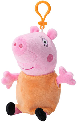 MASKOTKA PLUSZAK PORTFEL ŚWINKA PEPPA MAMA 18CM