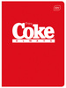 ZESZYT SZKOLNY A5 W KRATKĘ 60 KARTEK Z MARGINESEM 70g COCA COLA INTERDRUK