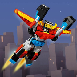 LEGO CREATOR 3W1 SUPER ROBOT SMOK ODRZUTOWIEC 159EL. RUCHOME ELEMENTY 31124