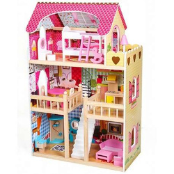 WESOŁY DOMEK DLA LALEK NATALIA 3 FIGURKI I MEBELKI