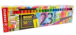 ZAKREŚLACZ BOSS 23 KOL PASTEL PODSTAWKA STABILO 