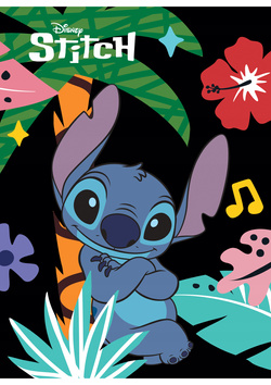 ZESZYT A4 KRATKA 32 KARTKI STITCH SZKOLNY LAMINOWANA OKŁADKA ST.MAJEWSKI 