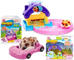 2W1 CHOMIK ZURU HAMSTERS DOMEK AUTO SUNNY I PEANUT