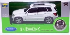 MERCEDES-BENZ GLK BIAŁY METALOWY SAMOCHÓD MODEL KOLEKCJONERSKI WELLY