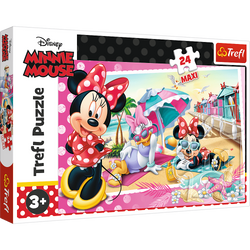 PUZZLE 24 MAXI MYSZKA MINNIE WAKACJE - TREFL 14292