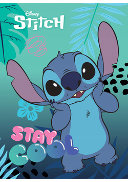 ZESZYT A4 KRATKA 32 KARTKI STITCH SZKOLNY LAMINOWANA OKŁADKA ST.MAJEWSKI 