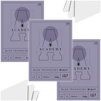 BLOK TECHNICZNY BIAŁY A4 GRUBY 10K 240g ACADEMY PREMIUM INTERDRUK - 3 szt.