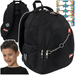 PLECAK SZKOLNY ST.RIGHT MAJEWSKI BP-06 CZARNY ŁAŃCUSZEK X WHITE + NAKLEJKI